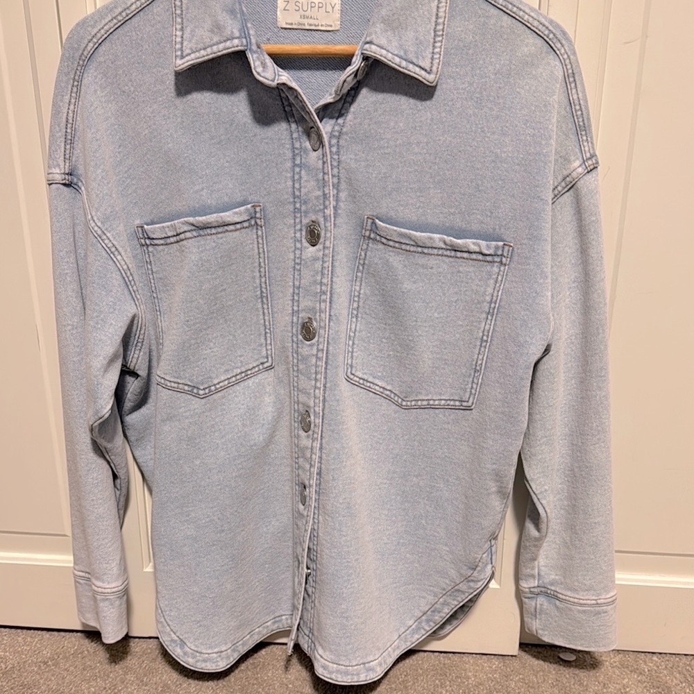 Z Supply Light Blue Denim Shirt